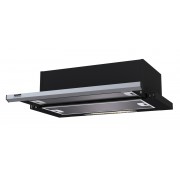 Кухонная вытяжка Krona Kamilla slim 600 black/inox (1 мотор)