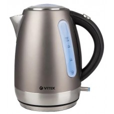 Чайник Vitek VT-7025 ST бежевый/серебристый